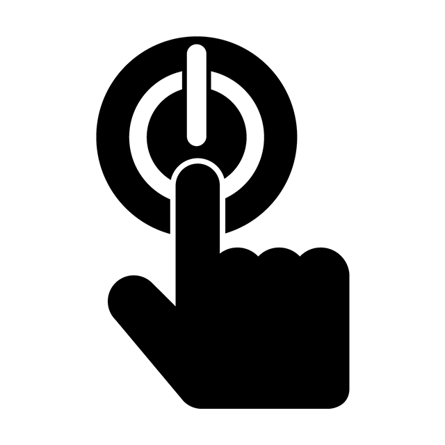 エンジンを停止し、車を停車する